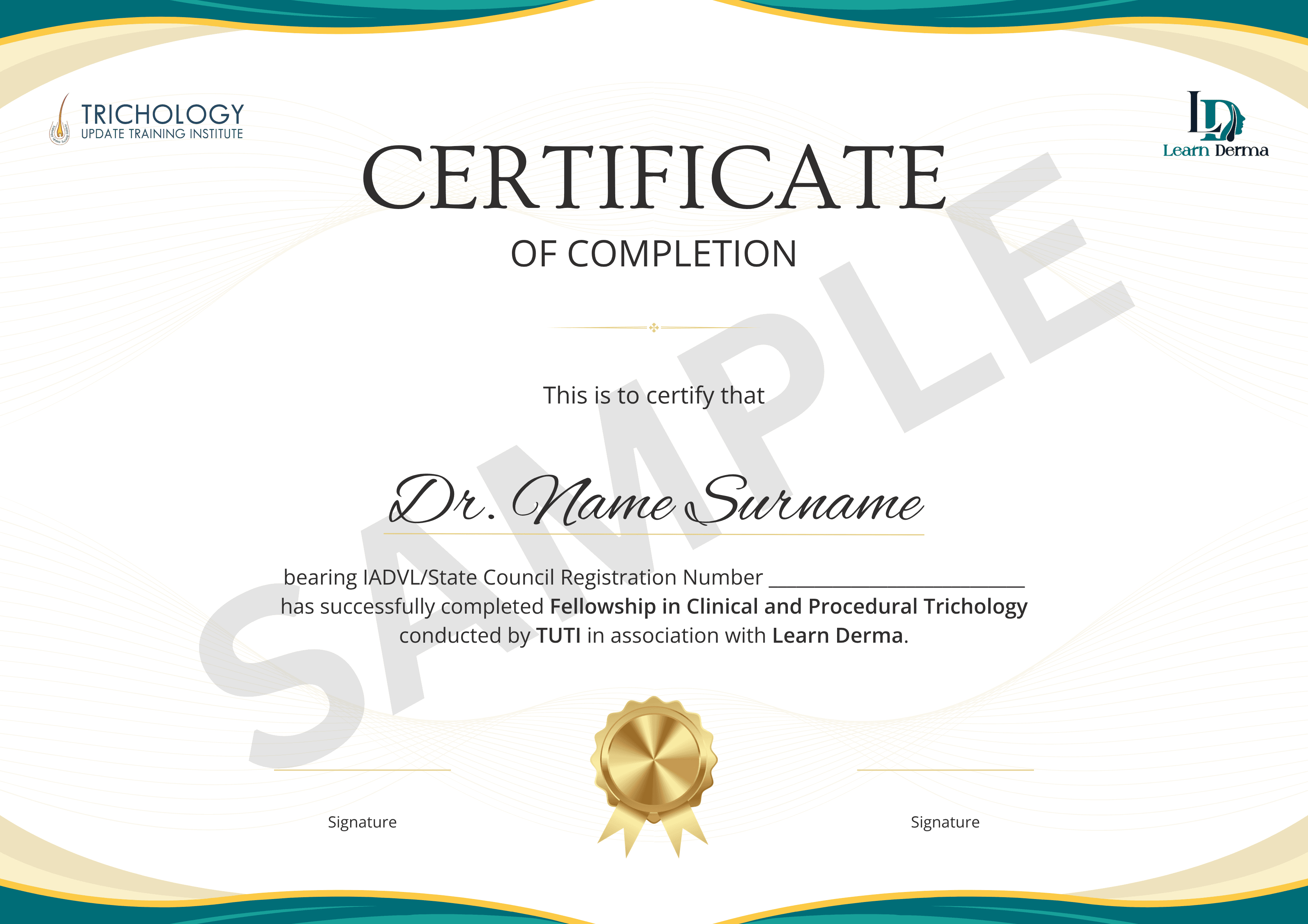 Trichology Fellowship Certification